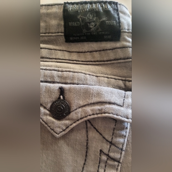 🔥 True Religion Women's (31 W - 33 L) Gray Skinny Jeans. - Picture 3 of 7